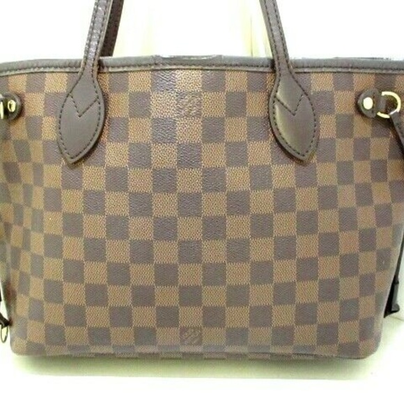 Auth Louis Vuitton Neverfull Pm Damier #1446L50 - Picture 2 of 8